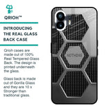 Hexagon Style Glass Case For Nothing Phone 2