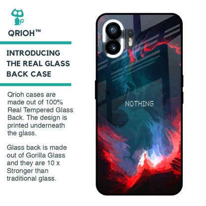 Brush Art Glass Case For Nothing Phone 2