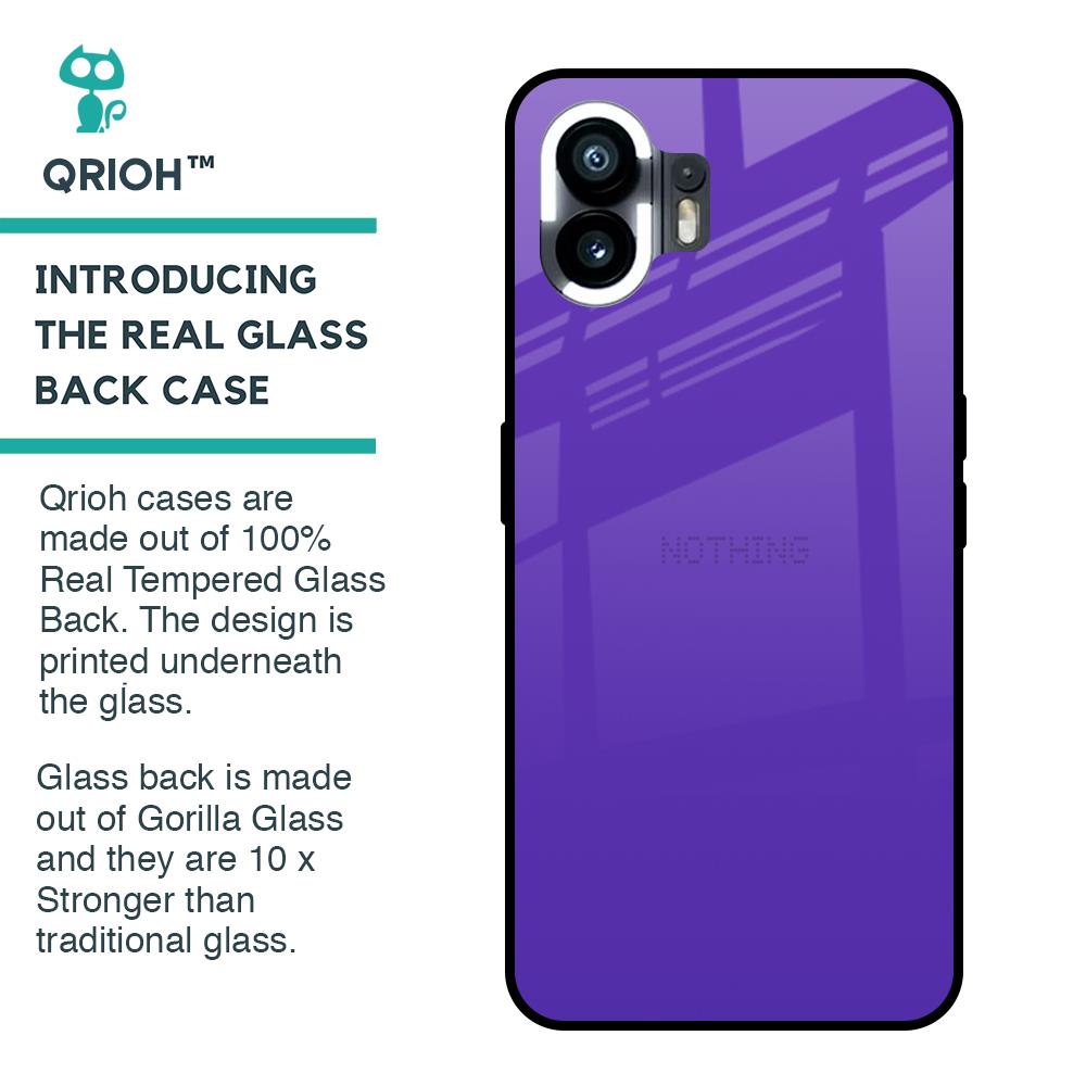 Amethyst Purple Glass Case for Nothing Phone 2