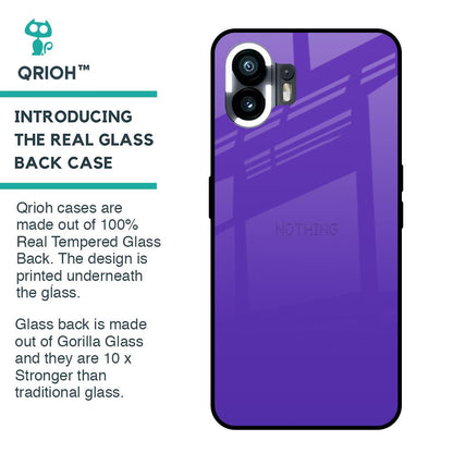 Amethyst Purple Glass Case for Nothing Phone 2