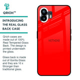Blood Red Glass Case for Nothing Phone 2