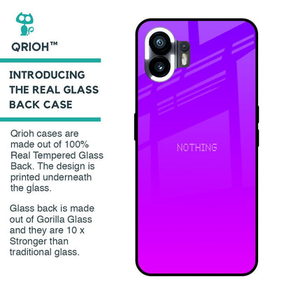 Purple Pink Glass Case for Nothing Phone 2