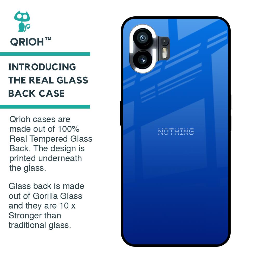Egyptian Blue Glass Case for Nothing Phone 2