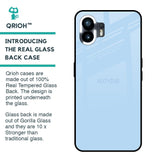 Pastel Sky Blue Glass Case for Nothing Phone 2
