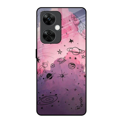 Space Doodles OnePlus Nord CE 3 5G Glass Back Cover Online