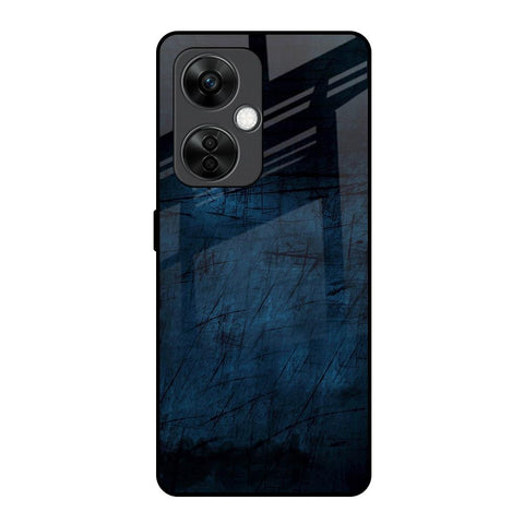 Dark Blue Grunge OnePlus Nord CE 3 5G Glass Back Cover Online