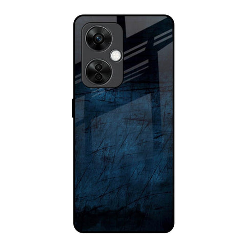 Dark Blue Grunge OnePlus Nord CE 3 5G Glass Back Cover Online