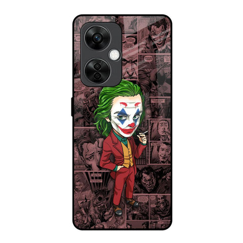 Joker Cartoon OnePlus Nord CE 3 5G Glass Back Cover Online