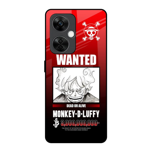 Luffy Wanted OnePlus Nord CE 3 5G Glass Back Cover Online