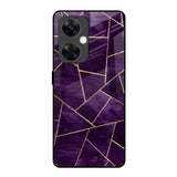 Geometric Purple OnePlus Nord CE 3 5G Glass Back Cover Online