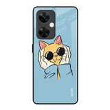 Adorable Cute Kitty OnePlus Nord CE 3 5G Glass Back Cover Online