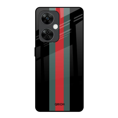 Vertical Stripes OnePlus Nord CE 3 5G Glass Back Cover Online