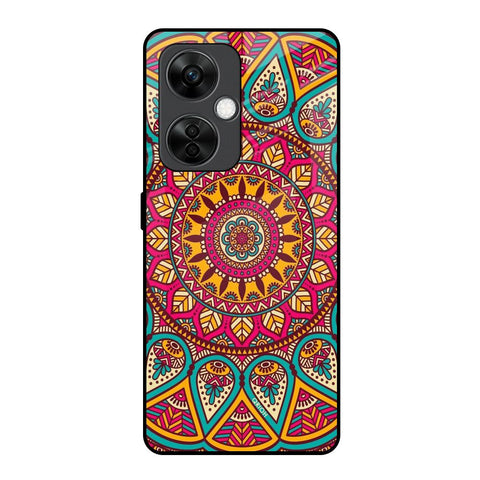 Elegant Mandala OnePlus Nord CE 3 5G Glass Back Cover Online