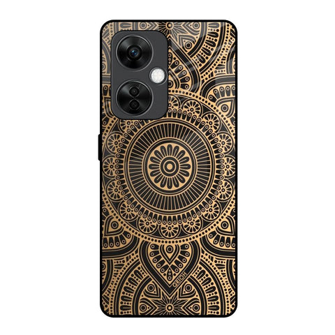 Luxury Mandala OnePlus Nord CE 3 5G Glass Back Cover Online