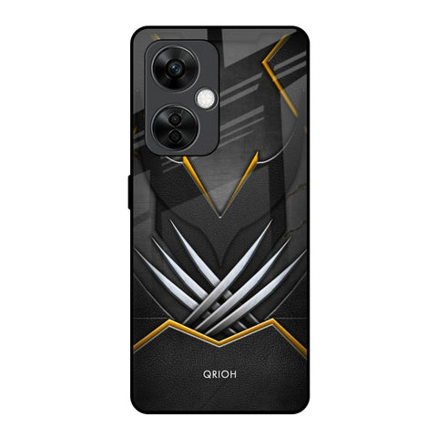 Black Warrior OnePlus Nord CE 3 5G Glass Back Cover Online