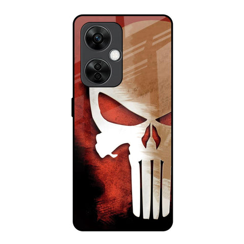 Red Skull OnePlus Nord CE 3 5G Glass Back Cover Online