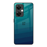 Green Triangle Pattern OnePlus Nord CE 3 5G Glass Back Cover Online