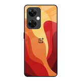 Magma Color Pattern OnePlus Nord CE 3 5G Glass Back Cover Online