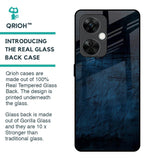 Dark Blue Grunge Glass Case for OnePlus Nord CE 3 5G