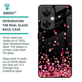 Heart Rain Fall Glass Case For OnePlus Nord CE 3 5G