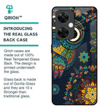 Owl Art Glass Case for OnePlus Nord CE 3 5G