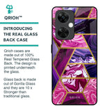 Electroplated Geometric Marble Glass Case for OnePlus Nord CE 3 5G