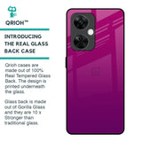 Magenta Gradient Glass Case For OnePlus Nord CE 3 5G