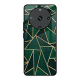Abstract Green Realme Narzo 60 5G Glass Back Cover Online