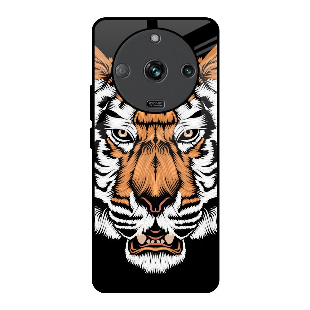 Angry Tiger Realme Narzo 60 5G Glass Back Cover Online