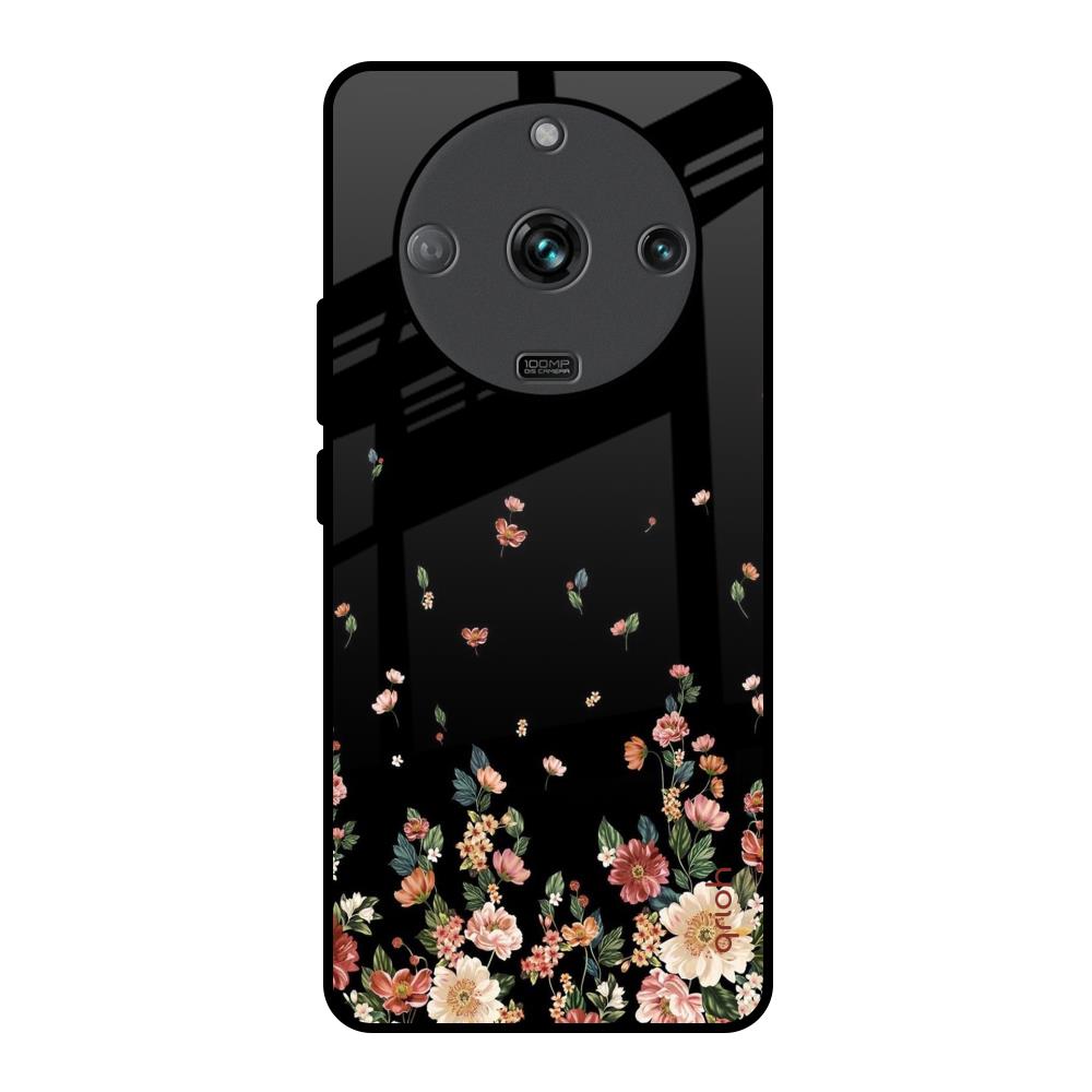 Floating Floral Print Realme Narzo 60 5G Glass Back Cover Online