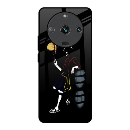 Luffy Line Art Realme Narzo 60 5G Glass Back Cover Online