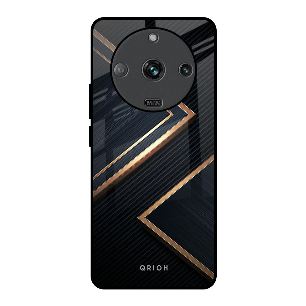Sleek Golden & Navy Realme Narzo 60 5G Glass Back Cover Online