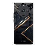 Sleek Golden & Navy Realme Narzo 60 5G Glass Back Cover Online