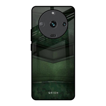 Green Leather Realme Narzo 60 5G Glass Back Cover Online