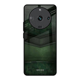 Green Leather Realme Narzo 60 5G Glass Back Cover Online