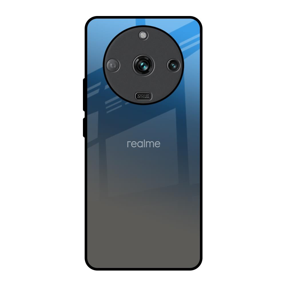 Blue Grey Ombre Realme Narzo 60 5G Glass Back Cover Online