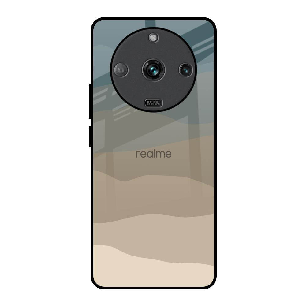 Abstract Mountain Pattern Realme Narzo 60 5G Glass Back Cover Online