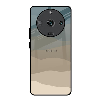 Abstract Mountain Pattern Realme Narzo 60 5G Glass Back Cover Online