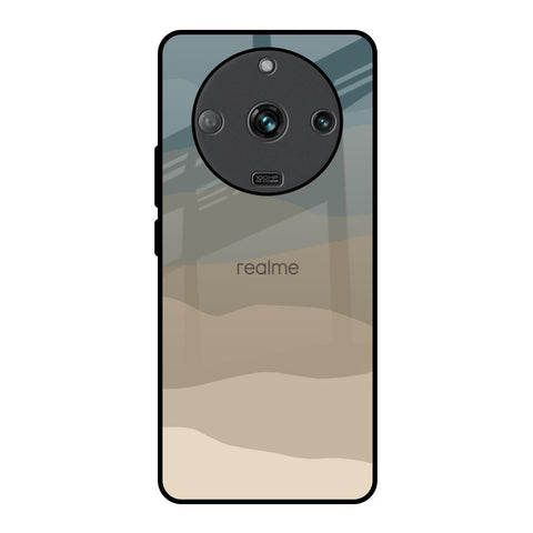 Abstract Mountain Pattern Realme Narzo 60 5G Glass Back Cover Online