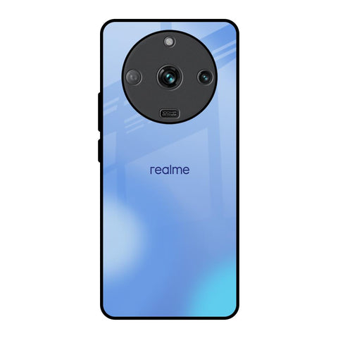 Vibrant Blue Texture Realme Narzo 60 5G Glass Back Cover Online