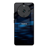 Blue Rough Abstract Realme Narzo 60 5G Glass Back Cover Online