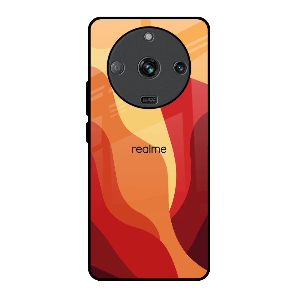 Magma Color Pattern Realme Narzo 60 5G Glass Back Cover Online