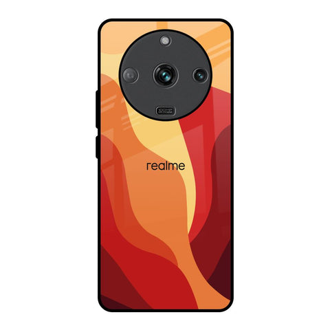 Magma Color Pattern Realme Narzo 60 5G Glass Back Cover Online