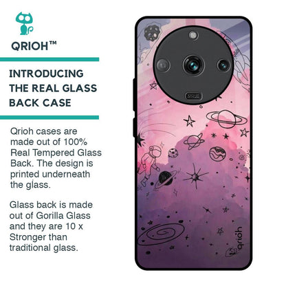 Space Doodles Glass Case for Realme Narzo 60 5G