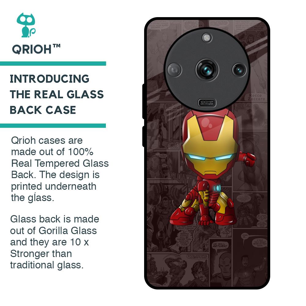 Angry Baby Super Hero Glass Case for Realme Narzo 60 5G