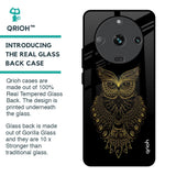 Golden Owl Glass Case for Realme Narzo 60 5G