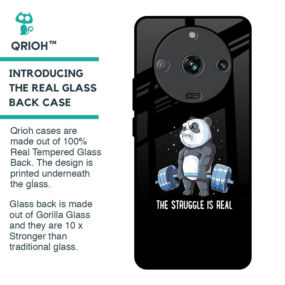 Real Struggle Glass Case for Realme Narzo 60 5G