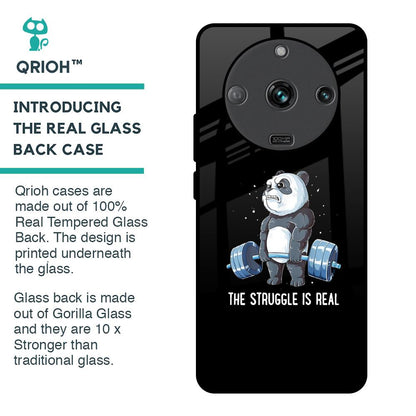 Real Struggle Glass Case for Realme Narzo 60 5G