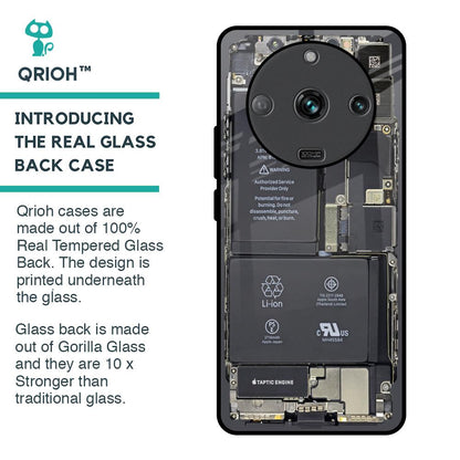 Skeleton Inside Glass Case for Realme Narzo 60 5G