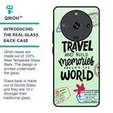 Travel Stamps Glass Case for Realme Narzo 60 5G